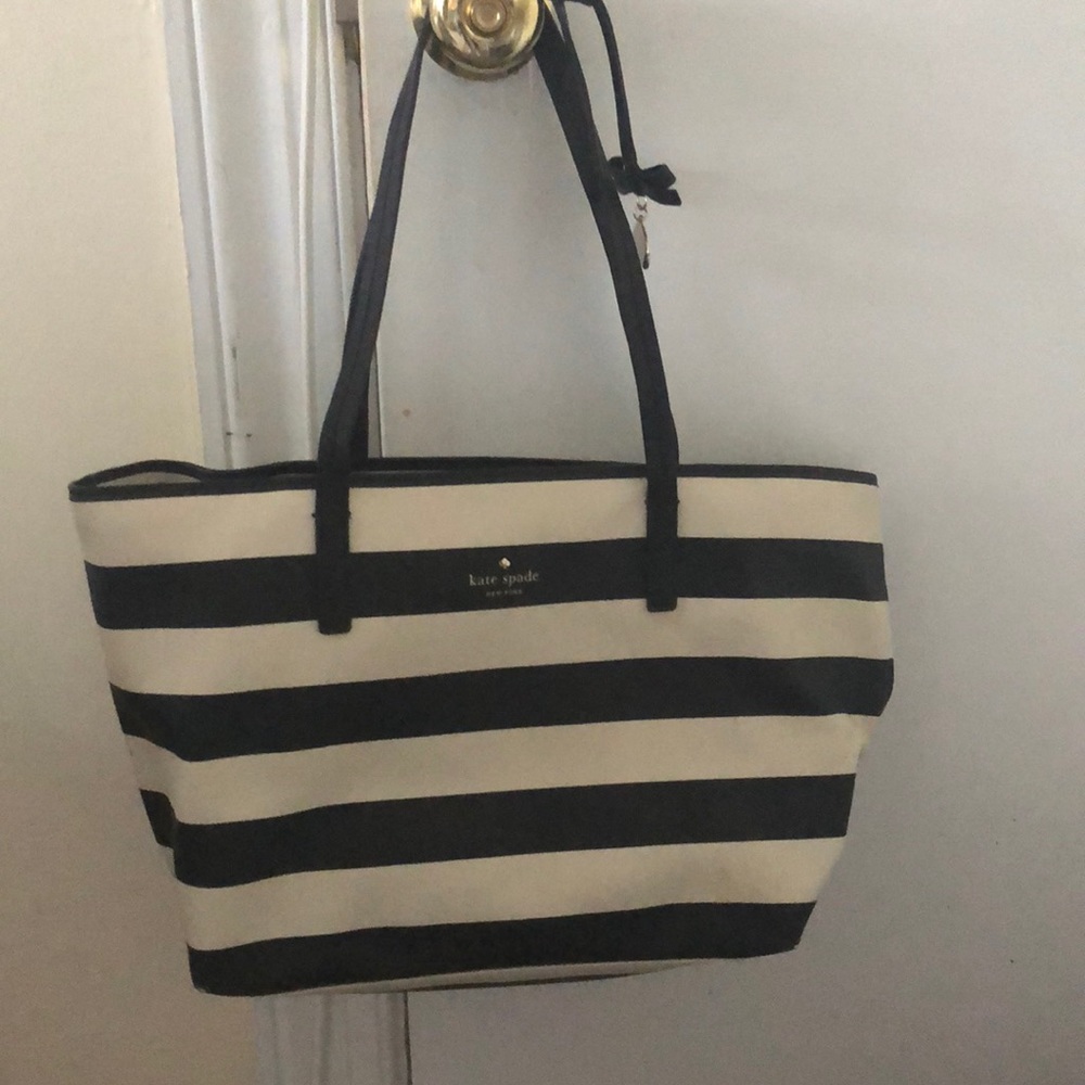 Kate Spade “small Ryan” striped tote bag